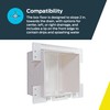 Holdrite HR-W-OB Drain, Replacement Washing Machine Outlet Box Accessories, White,