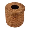 Rectangular Rattan Tissue Box Cover Rattan Woven Tissue Box Holder