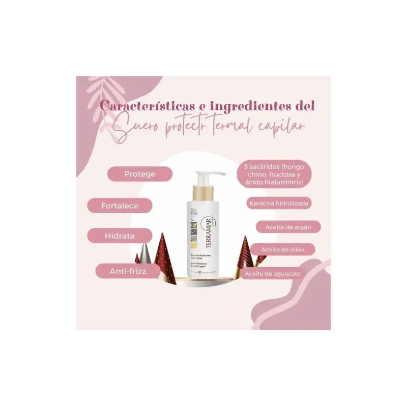 Set Capilar Terramar Óleo 98ml, Serum Termal Y Mascarilla