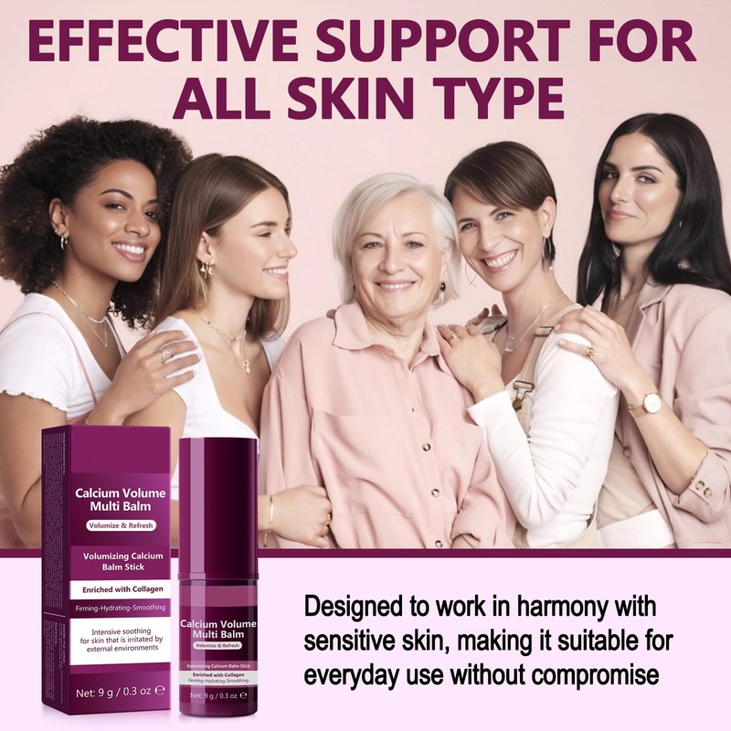 Feeliville Calcium Volume Multi Balm, Anti Wrinkle Calcium Balm, Anti-aging,
