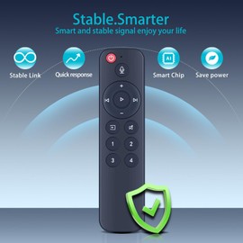 ZWP Replacement Voice Remote Control fit for WiiM Pro/Pro Plus/Amp Pro/Ultra AirPlay 2 Receiver ASR002 ASR003 AMP001 AMP001 ASR004