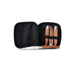 GSI Outdoors Rakau Folding Steak Knives Set for Camping, Traveling, Backpacking