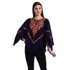 Zamour Indian Kashmiri Women's Poncho/Overcoat Hand Embroidery Paisley Work with
