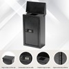 xydled Wall-Mounted Key Drop Box with Combination Lock, Metal Mailbox,