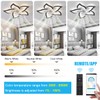 LENIVER 30" Ceiling Fan with Lights Remote Control, Modern Low