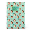 Legami - Hedgehog 7mm B5 Ruled Notebook, Large, FSC Certified