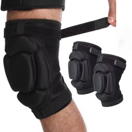 COOSPORT Rodilleras Deportivas,Rodilleras Transpirables para Prevención de Colisiones para Deportes al Aire Libre, Correr, Gimnasio, Baloncesto,Soporte para Rodilla,Poleas, Rodilleras de Esquí (Negro 1PCS M)