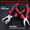 LEONTOOL 2 Pcs Glass Running Pliers and Grozer Pliers for