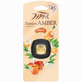 Febreze Air Freshener for Cars, Easy Clip, Passion Amber, 0.8 fl oz (2.2 ml)