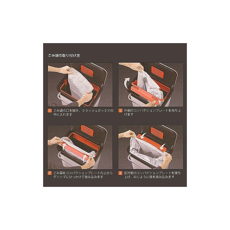 Joseph Joseph IW4 Bin Liners with Tie Tape Drawstring Handles-