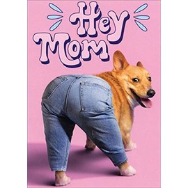 Corgi Dog Mom Jeans - Avanti Funny/Humorous Mother's Day Card