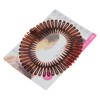Brown Plastic Stretch Sport Hair Band Full Circle Flexible Comb