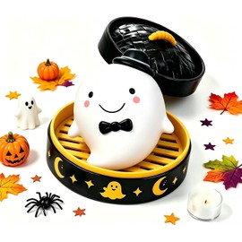 SANTIFY Bollo de Vapor Antiestrés Halloween – Figura Decorativa