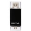 Hama 2-in-1 Card Reader (Card Reader for Standard USB 2.0,