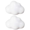 BESPORTBLE 2Pcs Cloud Ceramic Doors Knobs Decorative Drawer Pulls Handles