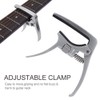 Capotasto Silver Guitar Capo, Adjustable Screw, Metal Capo, Durable, Rust