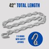 MarineNow 1/4" x 42" Trailer Safety Chain – Hot Dipped