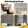 Huakaile 50pcs String Light Hooks Durable Anti-Rust Waterproof Light Hooks