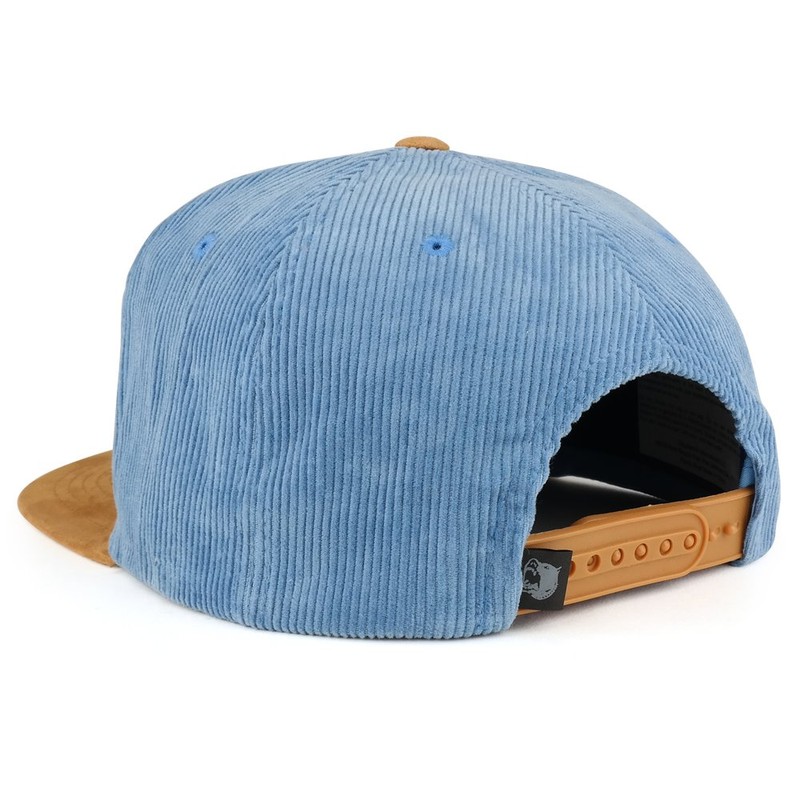 Trendy Apparel Shop - Gorra de Pana con Textura de