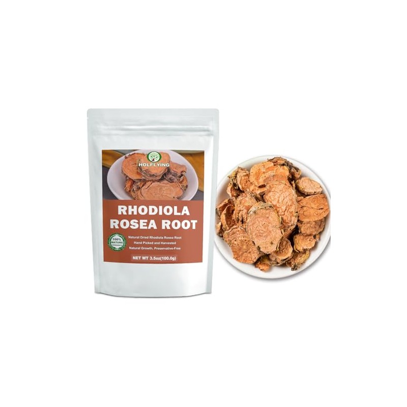 HOLFLYING Raíz De Rhodiola Rosea Seca Natural Para Té -
