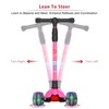 Allek Kick Scooter B02, Lean 'N Glide Scooter with Extra