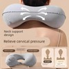 Inflatable Travel Pillow Eye Mask Earplugs 3-Piece Set, Medium Size
