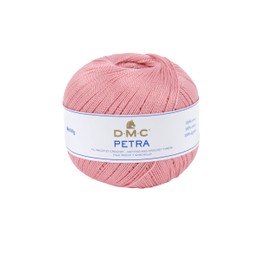 DMC Petra Yarn, 100% Cotton, Pink (53326), Size 5