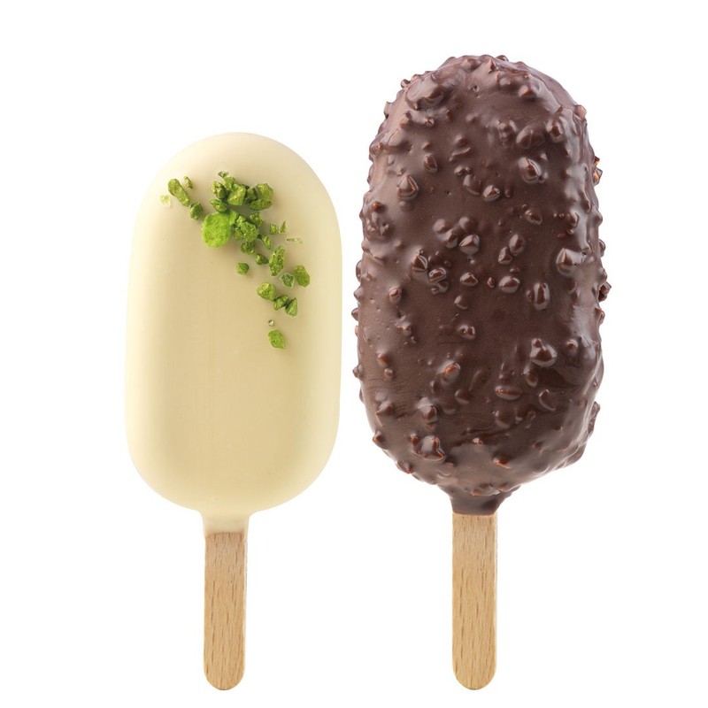 Silikomart Ice Lolly Sticks, Wooden Sticks for Ice Cream and