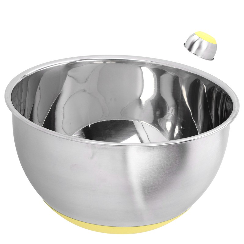 Egg Beating Bowl Baking Basin Stainless Steel Mixing Bowl with