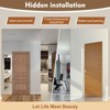 38" Concealed Sliding Barn Door Hardware Kit with Soft-Close Mechanism