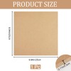 CRASPIRE MDF Wood Boards for Crafts 10x10in Square Wooden MDF
