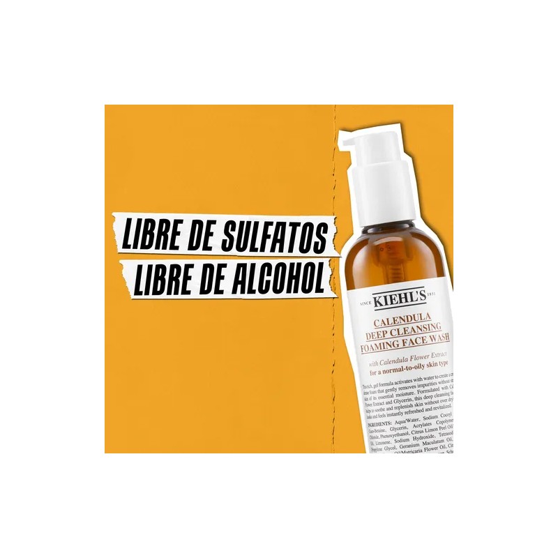 Kiehls Calendula Deep Cleansing Foaming Face Wash 230ml