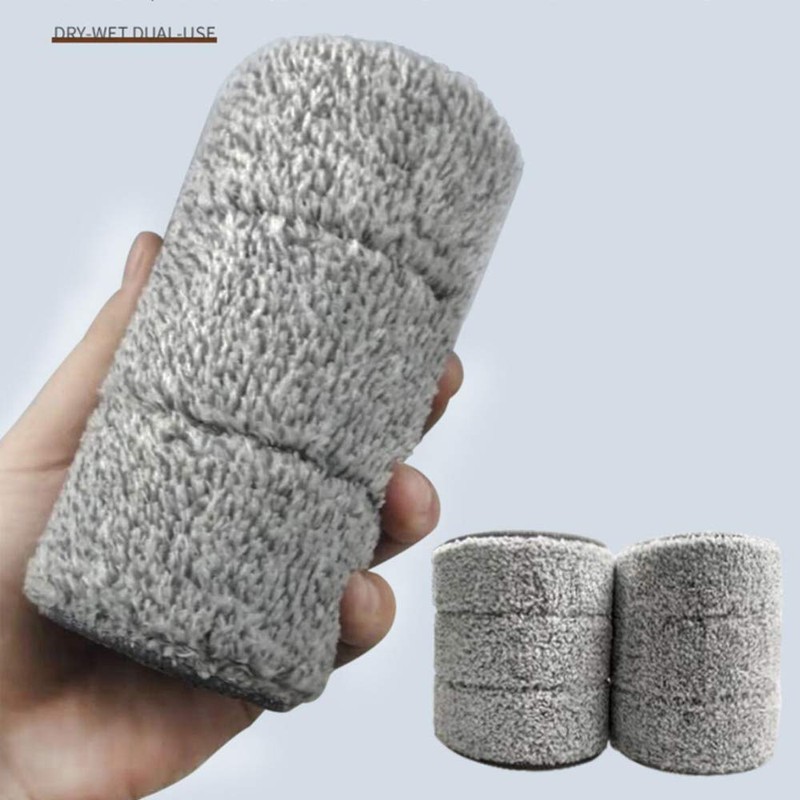 youshangjia Wet Mopping pad24.6inch5.03inch para mopa lavable Refill seco y