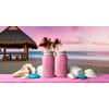 JARMING COLLECTIONS Reusable Freezer Safe Smoothie Cups with Lids and