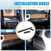 LLKUANG Central Control Dashboard Panel Decorative Panel Cover Compatible with
