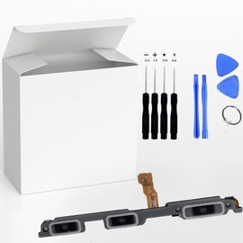 Jencyfu for Sam Sung Galaxy S21 FE 5G Power Button Flex Cable Ribbon Replacement - Volume Button Flex Cable Ribbon Replacement Part for Sam Sung Galaxy S21 FE 5G SM-G990 with Repair Tool