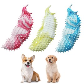 BSISUERM 3Pack Puppy Chew Toys for 2-8 Months Teething Puppies Teething Toys Cute Dog Interactive Toys Small Dogs Chew Toy for 360° Teeth Cleaning & Gum Massage & Anxiety Relief - Up to 18lbs