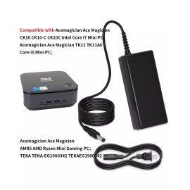 For Ace AC Adapter For Ace Magician CK10 CK10-C TK11 TK11-A0 AMR5 Mini PC TEKA-EG1900342