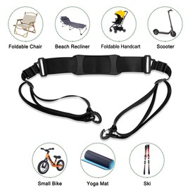 3 Pack Scooter Shoulder Strap Camping Carry Strap Yoga Mat Straps Folding Chair Carrier Strap