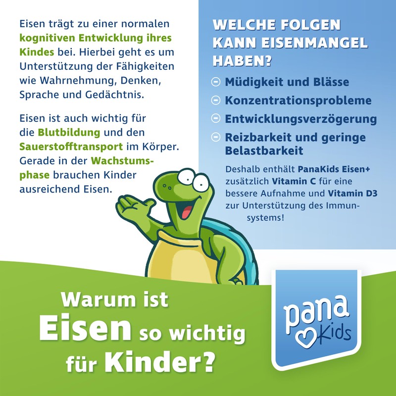 PanaKids Eisen+ Drops for Children - with Iron, Vitamin C