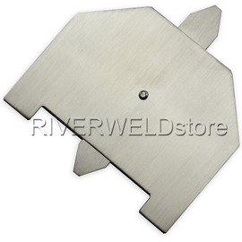 RIVERWELD Automatic Weld Size Weld Gauge For Accurate Calibration of Butt Fillet Type Welds Checks Reinforcement the Throat of Fillet Weld Determines the Leg Size of the Fillet Weld (Metric)