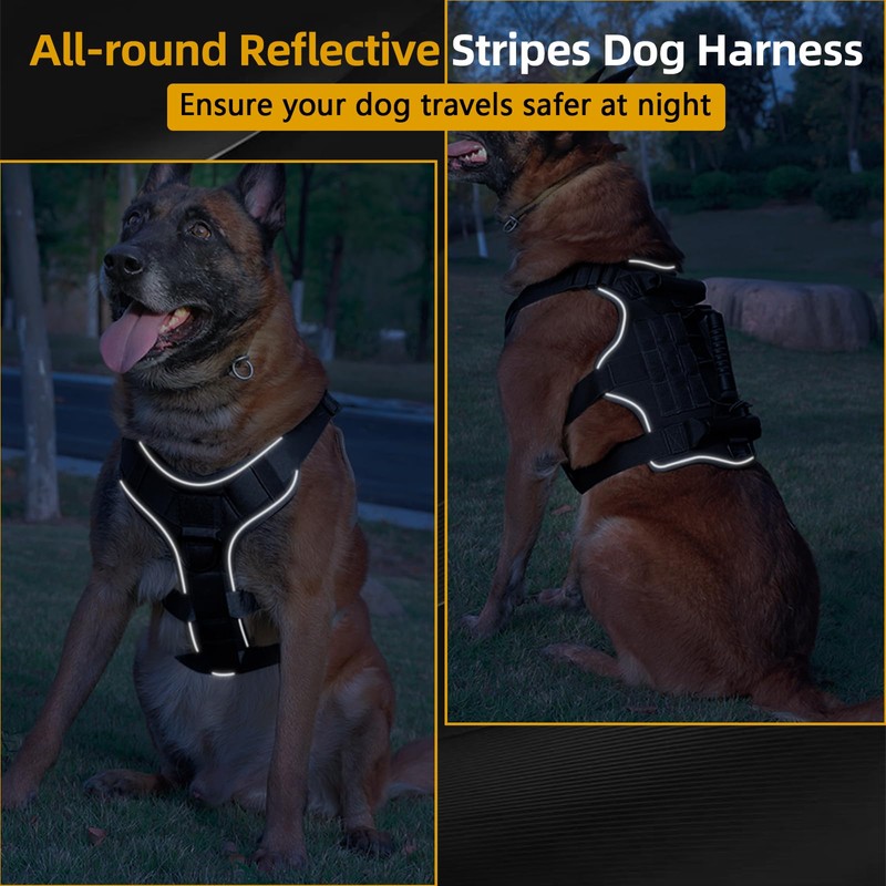 Dog Harness for Medium Large Dogs, Dog Harness No Pull