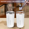 MXHIGO Termo Taza para Cafe de 510ml/18oz de Acero Inoxidable