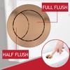 SPARES2GO Universal Toilet Cistern Dual Flush Push Button Kit for