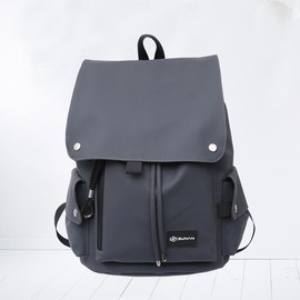 Womens Mens Multifunctional Backpack Multi Pockets School Bag Hiking Sports Bag for Casual Outings - Color: Grey