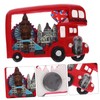 Ipetboom Cute Bus Shaped Refrigerator Magnet Creative Resin Fridge Decor