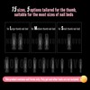 NOVO OVO Tapered Square (Natural not Sculpted) Nail Dual Forms