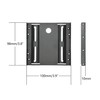 2pcs 2.5" to 3.5" Hard Drive Bracket - Metal SSD