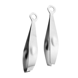 Mobestech 2Pcs Kitchen Tweezers Metal Cooking Tweezers for Efficient Hair Removal from Goose Chicken Lightweight Portable Kitchen Accessories