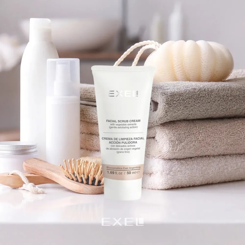 Crema de Limpieza y Acción Pulidrora Facial Exel Basics para